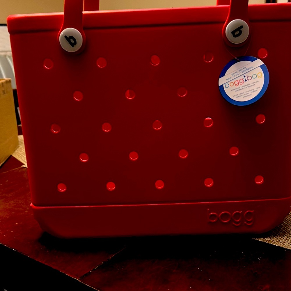 New with tags red Baby Bogg